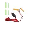 1 In 2 4.5V Dummy Battery AA Battery Eliminators Cable Replace 3Pcs 1.5V AA+AAA Batteries for LED Light Electronic