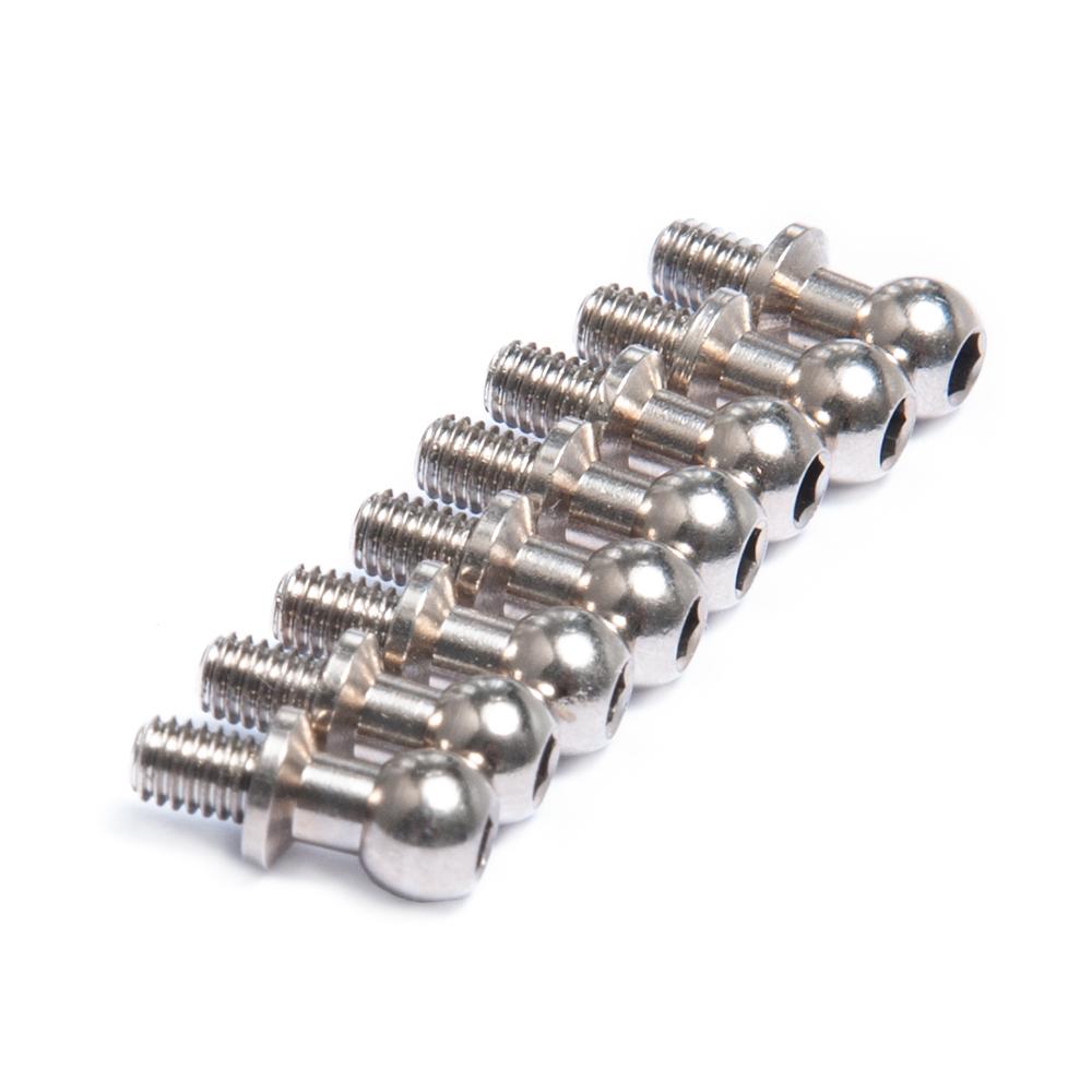 MIBIDAO 13Pcs Metal Hex Ball Head Screws For 1/10 Sakura D4 Racing Drift RC Crawler Car Ball Joint Linkage Rod End Spare Parts