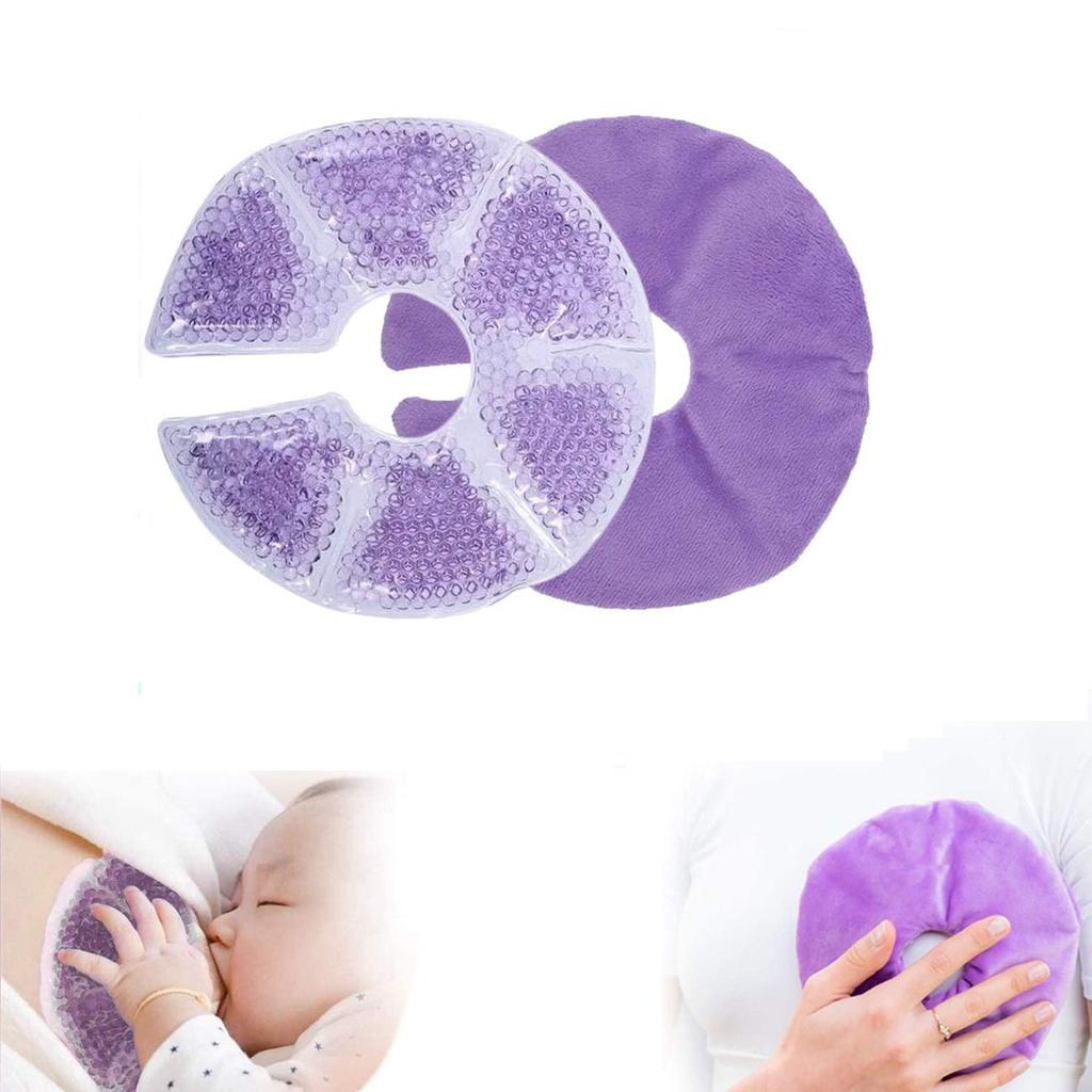 Almofadas de Terapia para Seios, Almofadas de Gel Frias para Amamentação, Essenciais para Amamentação e Recuperação Pós-Parto, Alívio da Dor na Amamentação