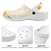 Women Men EVA Clogs Casual Printed Easy Clean Breathable Slip On Garden Shoes Beach Pool Bathroom Home Daily Shoes Casual Walking