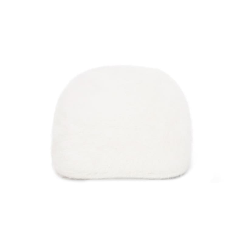 VARZAR VA Studded Angora Hunting Cap Ivory