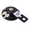 105db Round Motorcycle 1.5A Universal Waterproof Auto Horn Loudspeaker Loudspeaker Kit Black Scooter