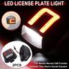 2PCS LED Number License Plate Lights Canbus White For Nissan Navara D40 Frontier Armada Titan Xterra Suzuki Equator
