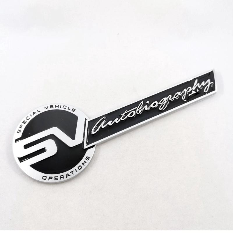 

1 x Металлическая SV SVR AUTOBIOGRAPHYLetter Автомобильная Авто Декоративная Эмблема Значок Наклейка Для RANGE ROVER