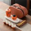 Travel Tea Set Small Set Outdoor Kung Fu Tea Set Teapot Portable