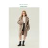 Children's Fur Outwear 2025 Autumn and Winter New Style Girls' Imitation Lamb Wool Little Girl's Fur Outwear Mid-Length Korean Style