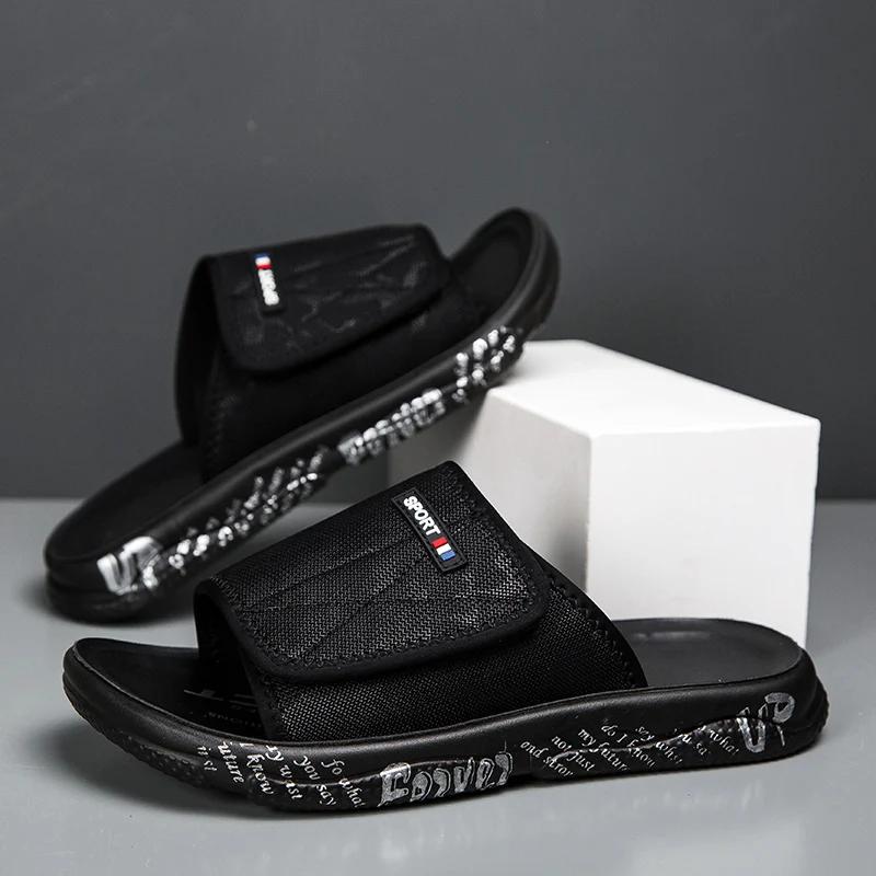 

Шлепанцы для мужчин Удобные мужские сандалии Тапочки для гостиной для мужчин Мужские шлепанцы Оригинальные бренды Обувь Дом 42