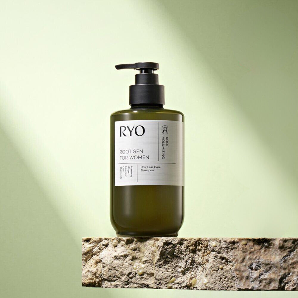 Ryo Root:Gen For Women Hair Loss Care Shampoo 353mL Special Set (+100mL) Choose 1 out Shampoo 353mL Special Set