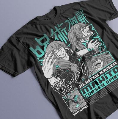 Mahito T-shirt Jujutsu Kaisen Fushiguro Toji Horror Anime Gifts Shirt All Size