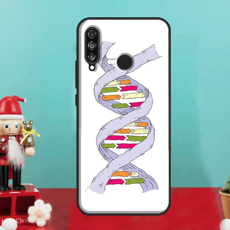 Retro DNA Science Illustration For Huawei Nova 9 10 SE 12i 12s 11i 8i Y90 Y60 Y70 Y72 Y73 Y61 Y91 P30 P40 Lite P60 Pro Case