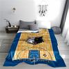 Timberwolves Court Style Blanket with Wolf Logo - Sports Design Blanket  Blanket, Suitable for Use In the Bedroom, Living Room, On the Sofa