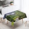 Natural Landscape Tablecloth Camping  Antifouling Waterproof Rectangular  Dining Table Home Decoration