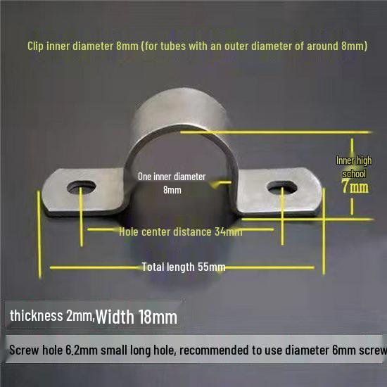 Vysoce odolné U-třmeny z pozinkované oceli pro stěnu/podlahu