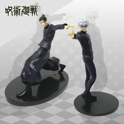18CM Anime  Gojo Satoru Figure Standing Posture The Strongest Two Toys Gift Collection Decoration Ornaments PVC