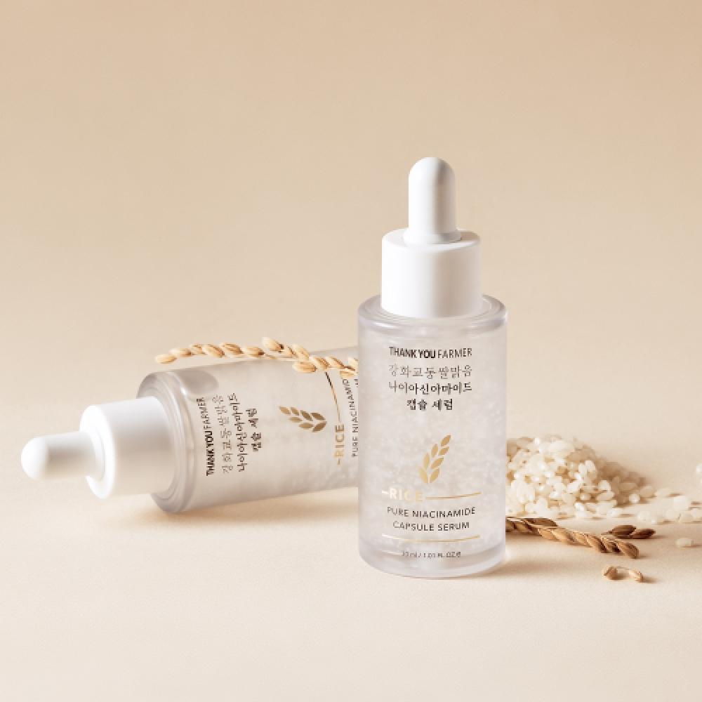 Thank You Farmer Enhanced Gyodong Rice Clear Niacinamide Capsule Serum 30ml