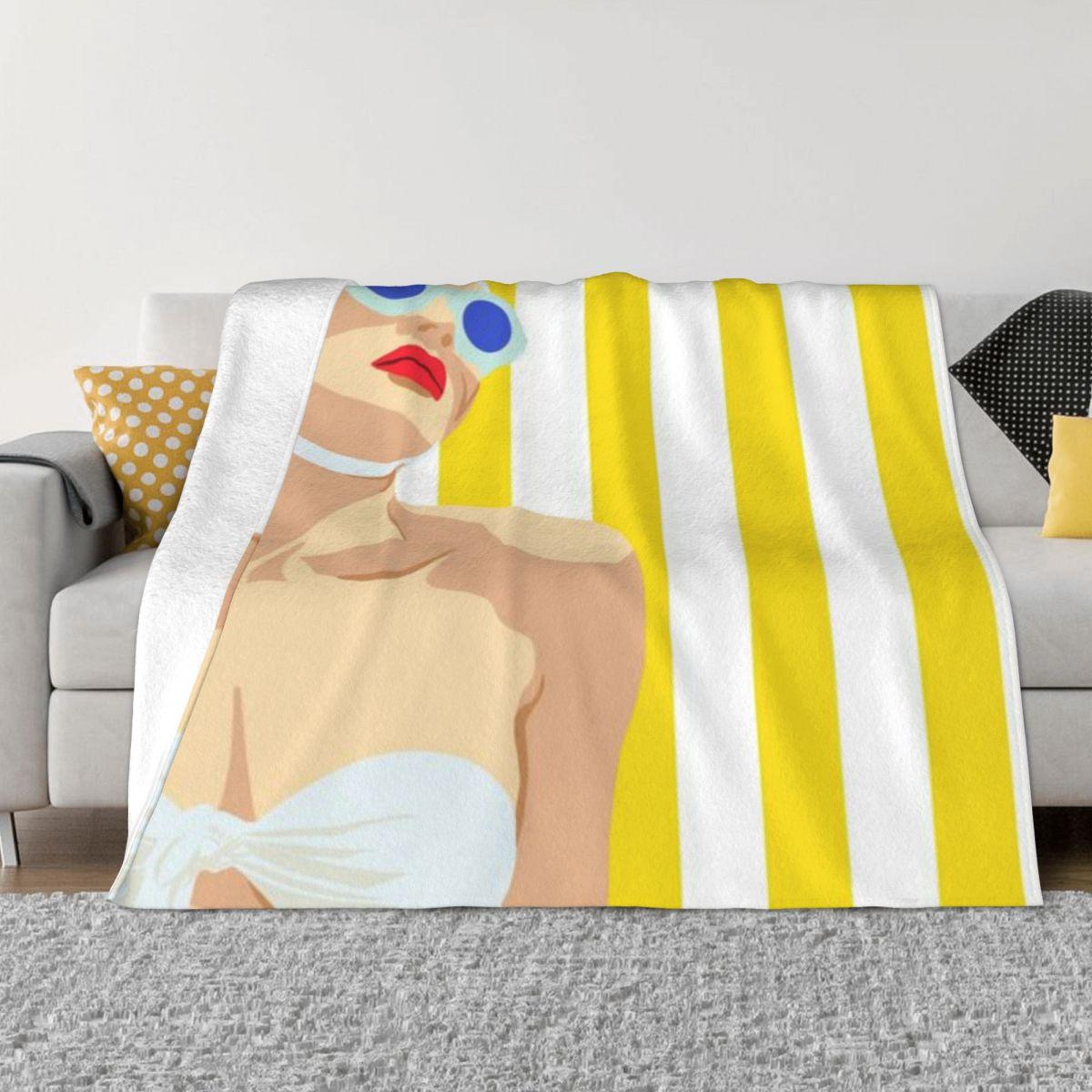 Mod Bathing Beauty Custom Gift An Ultra-Soft Micro Fleece Blanket 30x40in