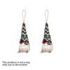 Christmas Tree Ornaments with Lights, 2/5pcs Glowing Plush Gnomes Santa Elf Xmas Hanging Decorations Christmas Hanging Pendant
