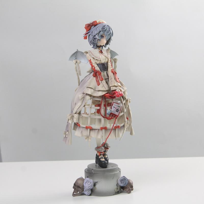 Touhou Project Remilia Scarlet Anime Figure Pvc Collectible Model Statue Scarlet Devil Mansion Desk Decor Collection Gift