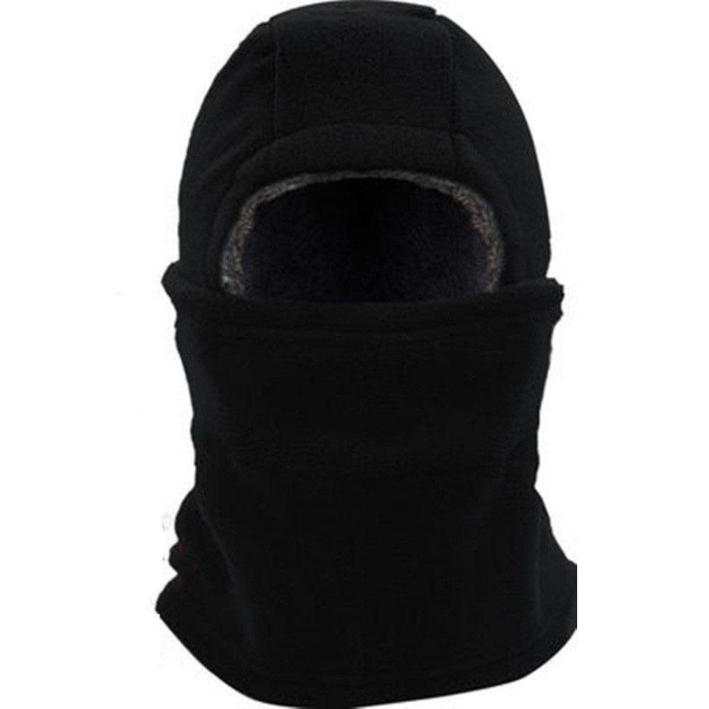 Multifuction Snow Ski Riding Earflap Cap Thick Windproof Full Face Mask Ear Protection Warm Warm Beanie Hat Outdoor Sports чёрный
