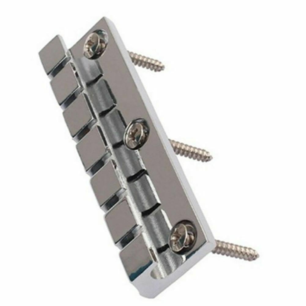 Stop Bar Tailpiece Kit, Chrome Finish, for 6-String Flat-Top Guitars with Anchor