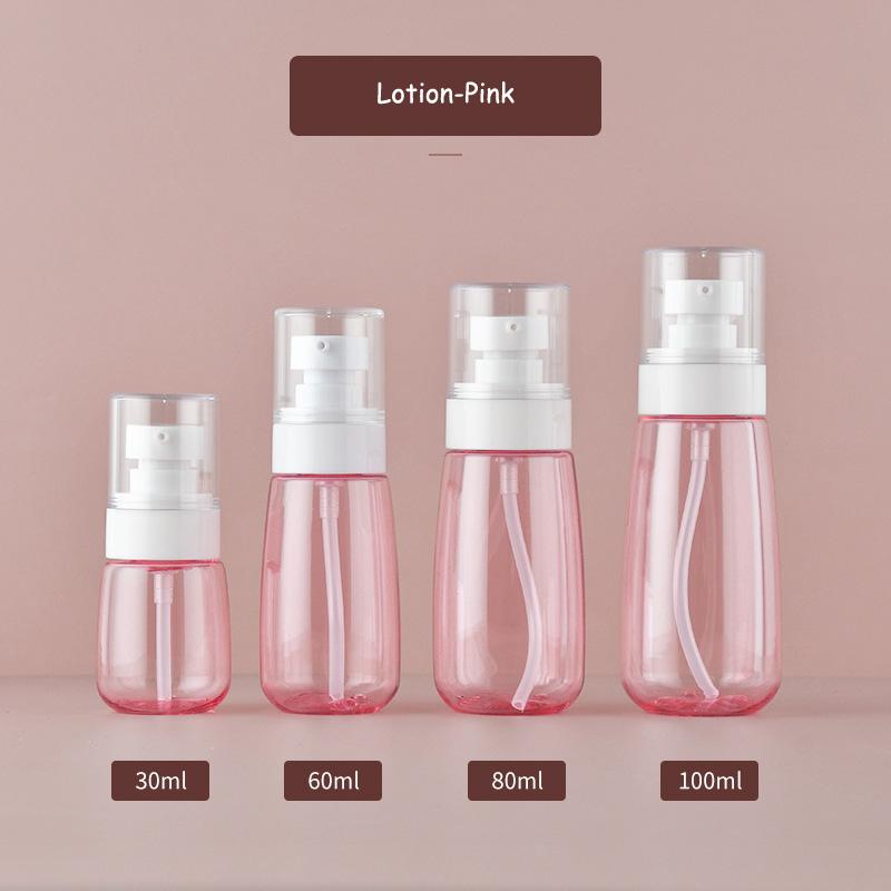 30/60/80/100ml Spray Lotion Bottle Perfume Sub-bottling PET Empty Makeup Liquid Aromatherapy Refillable Travel Portable