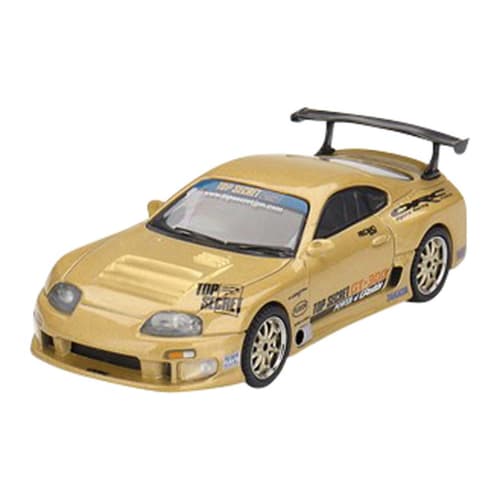 MINI GT 1/64 Scale Toyota Supra (A80) GT-300 Top Secret Gold (Right-Hand Drive) Finished Product MGT00961-R