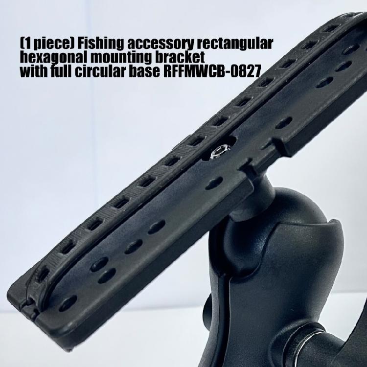 Fish Finder Mount Plate Rotating Fish Finder Supporter 360 Degree Swivels Base Mount Marine Kayak Fish Finder Mount Base