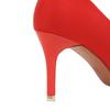 Women's Shoes with Thin Heels, High Heels, Silk, Shallow Mouth, Pointed Metal Bow, Single Shoe