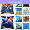 Super Mario Spiel Kissenbezug 177 Zoll Reißverschluss Kissenhülle Elegantes Design Für Sofa Und Stuhl Dekoration