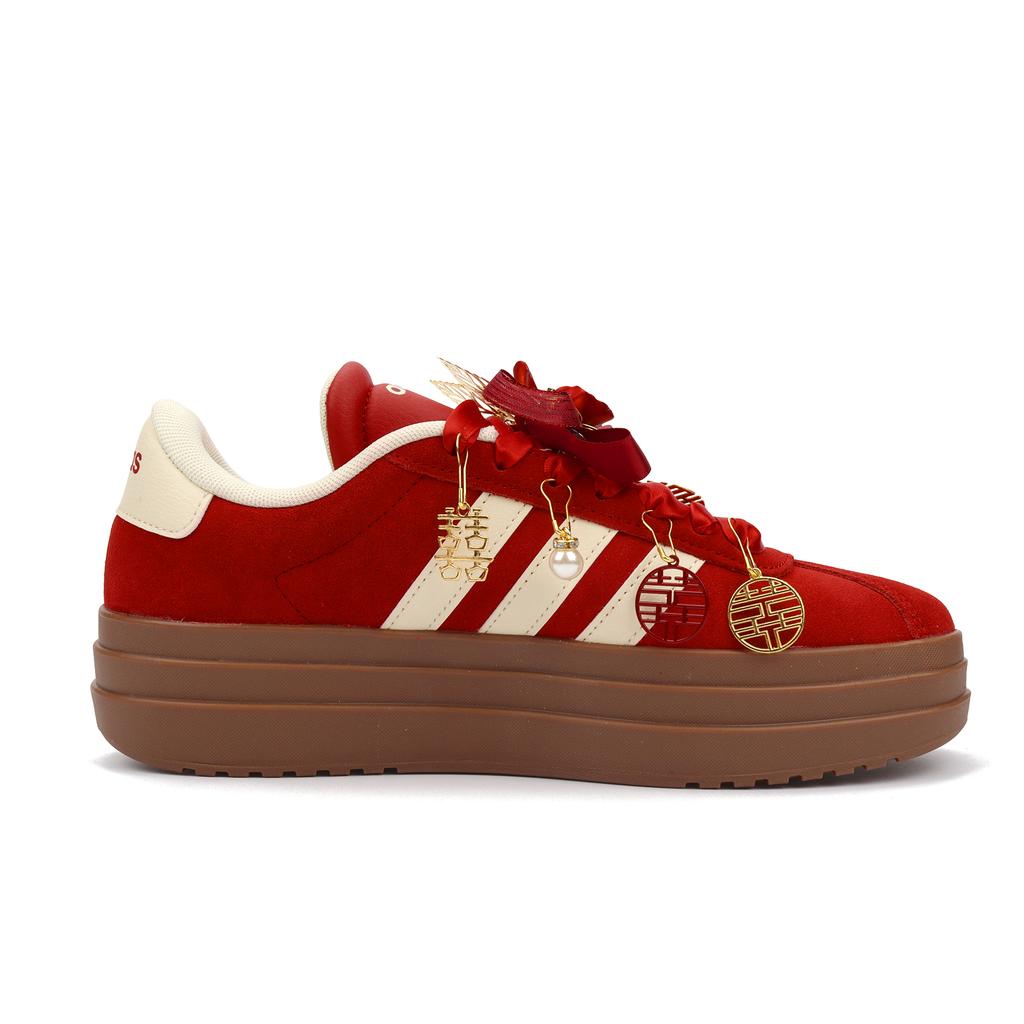 adidas VL Court Bold Match Made In Heaven Zvyšující výšku Skateboardové boty Dámské Červené KJ6852(Tým900- )