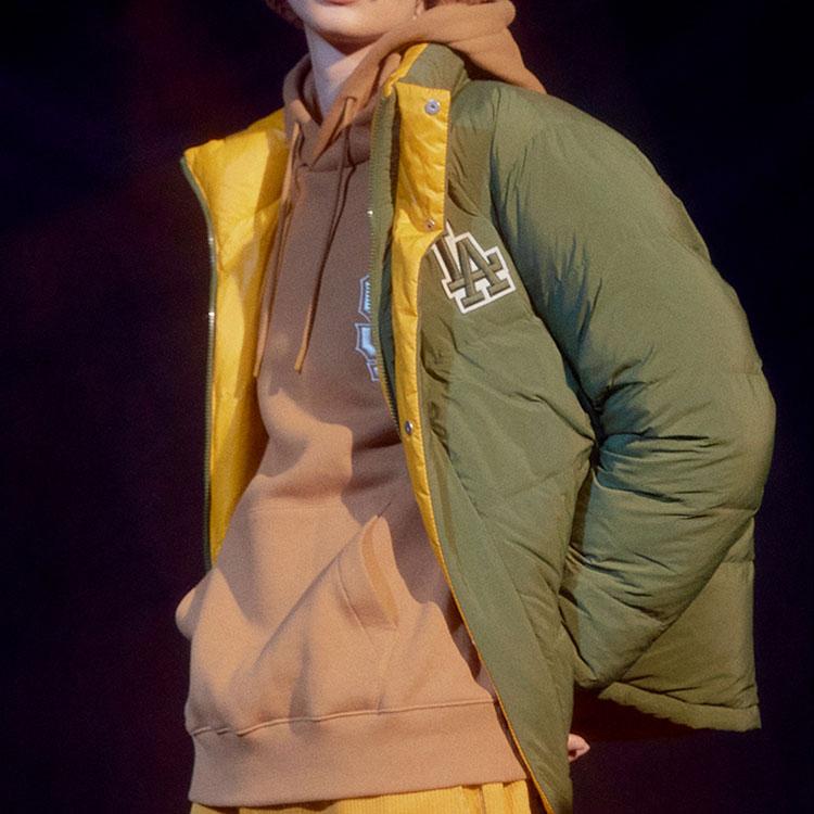 New MLB Los Angeles Dodgers Down Jacket Winter Unisex Green 31DJ02061-07K