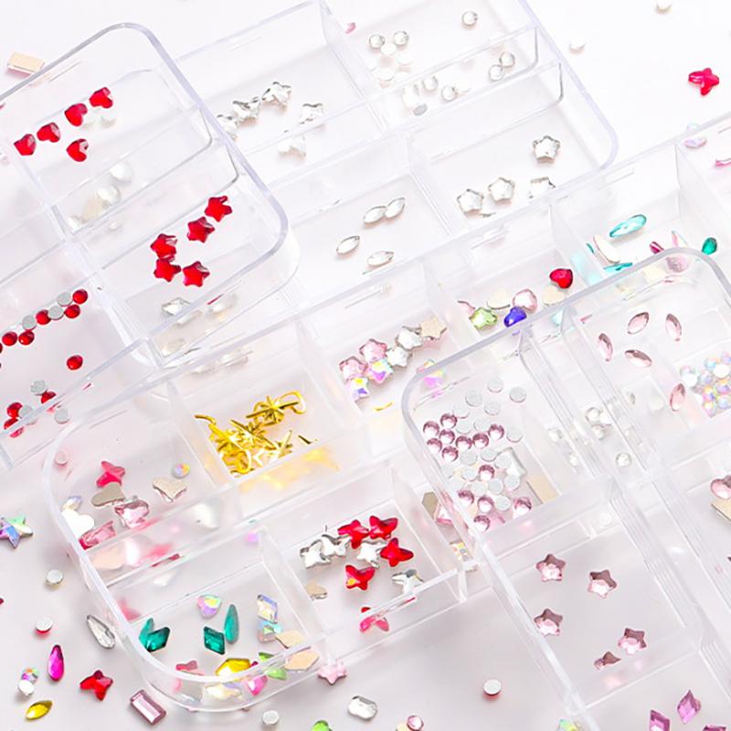 1Set Dental Tooth Gems Diamond Ornament Diy Tools Various Shapes Color Teeth Jewelry Denture Acrylic