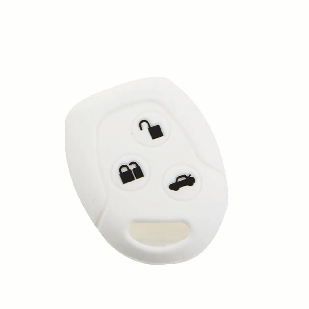 3 Tasten Auto Schlüsselhülle Abdeckung Fernbedienung Halter Fob Silikon Für Ford MONDEO FIESTA FOCUS C-MAX S-MAX TRANSIT KA GALAXY