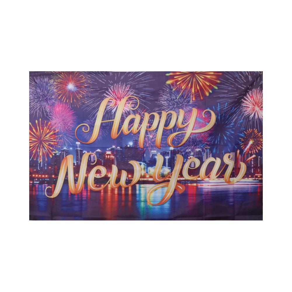 New Year Theme Happy New Year Photography Backdrop Celebrate Party Countdown Party 2024 New Year Decorations Balloon
