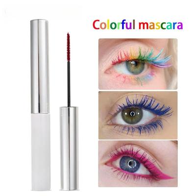 3D Coloured Eyelash Mascara Waterproof Black White Purple Blue Lashes Mascara Volume Green Red Brown Makeup Color Cosmetics