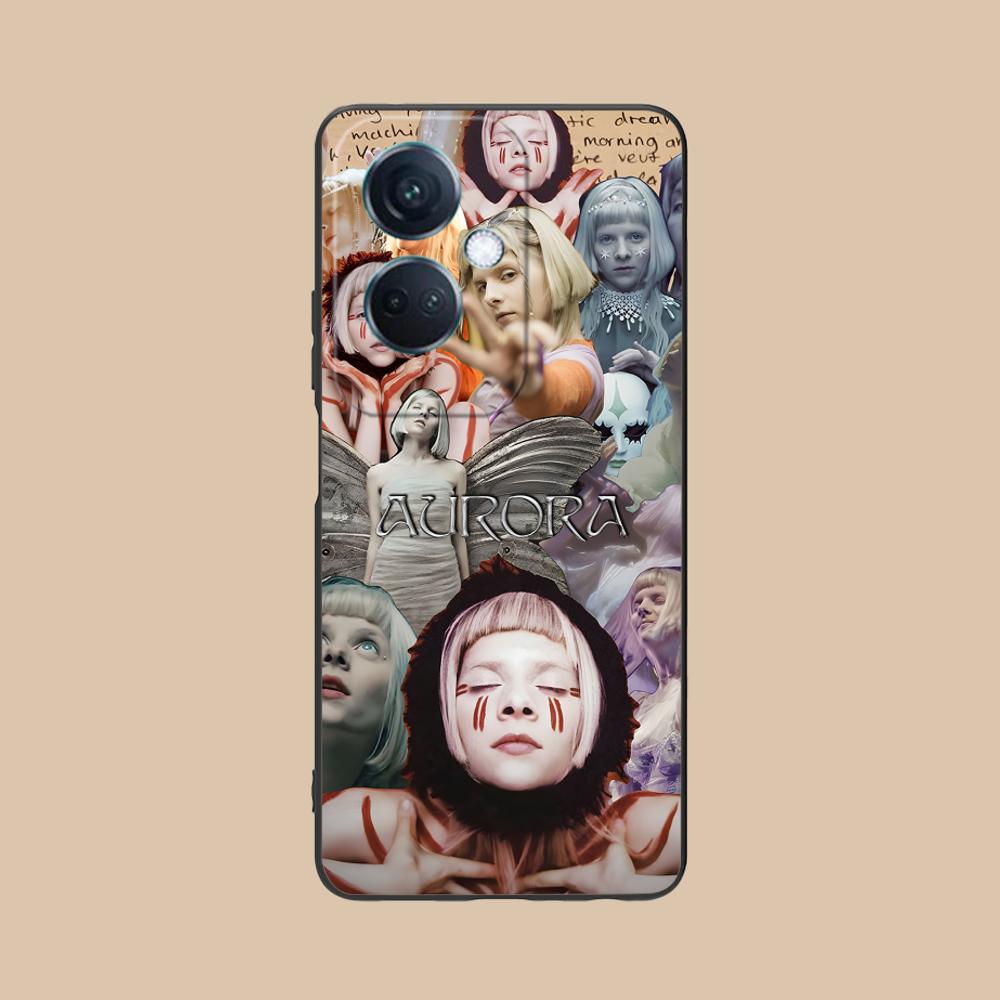 Aurora Aksnes Matte TPU Mobile Phone Case for OPPO Find X9 X8 X7 X6 X5 X3 X2 Plus s Pro Ultra Lite Colorful Printing Cover