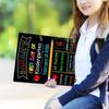 Back to School Board First & Last Day of Kindergarten Sign Double-Sided Erasable Chalkboard Message Board For Preschool