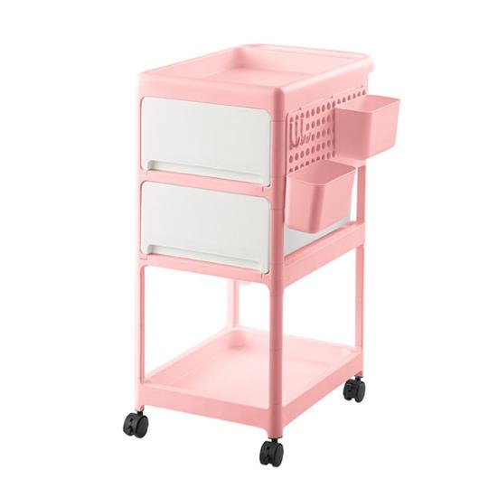 Ruchomy wózek narzędziowy z półką, ruchomy organizer z szufladami i wózek do przechowywania w pokoju dziecięcym, wózek do przechowywania