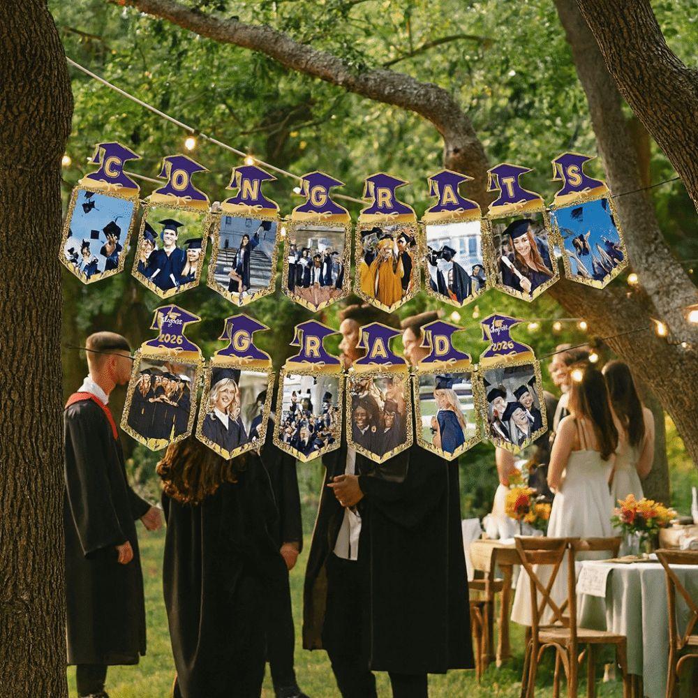 Celebrate Congrats Grad Banner Graduation Season Graduation Photo Props  Graduation Ceremony