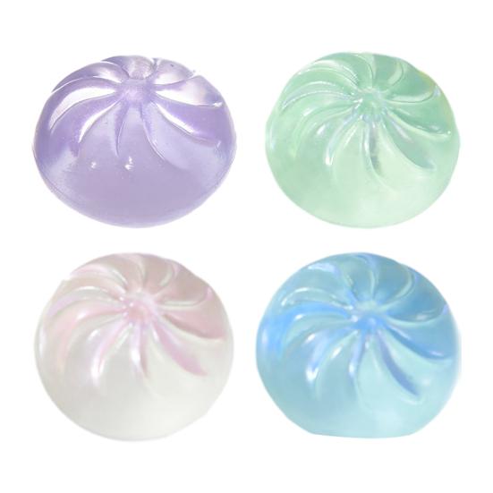 

4/8Pcs Clear Steamed Bun Toy Stress Relief Slow Rising Small Dumpling Sensory Toy Hand Relaxation Stress Ball Squeeze Fidget Toy A