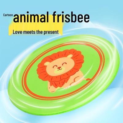 Kinder Cartoon Weicher Frisbee Bumerang - Interaktives Outdoor Haustierspielzeug