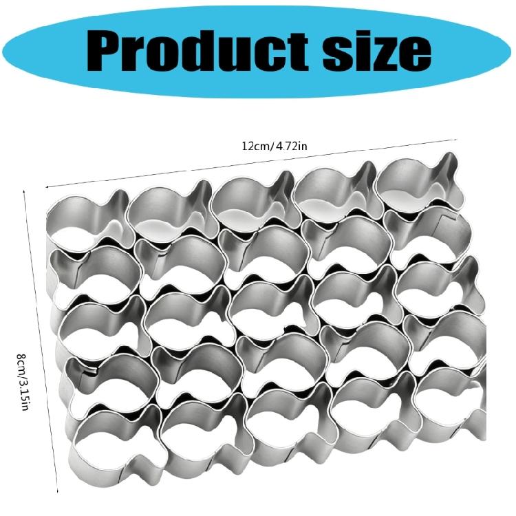 Edelstahl Blumiges Herz Keksausstecher Formen Professionelles Küchenbackwerkzeug Für Kekskuchen Und Zuckerhandwerk