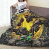 Monster Jam Grave Digger Truck Blanket Super Soft Fleece Sofa Throw Blanket for Home Bedroom Travel Throws Bedspread Quilt
