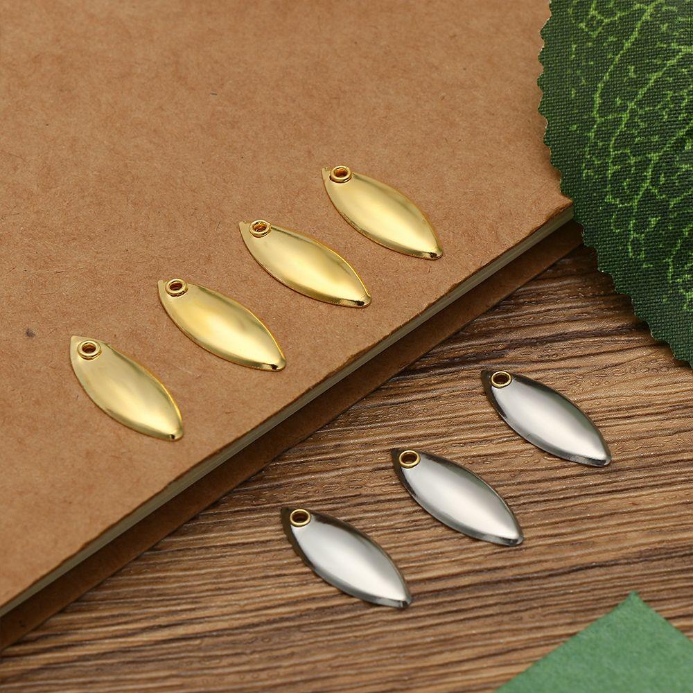 Bass Smooth Nickel Sequin VIB Lure Fishing Attractor Spinner Blades Metal WillowMetal