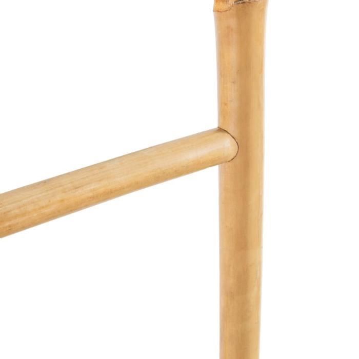 VidaXL Echelle à Serviettes 5 Echelons Tangement de Serviettes Porte-serviettes Support Douche Salle de Bain 43719