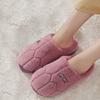 Fashion 2024 New Fur Slippers House Women Fluffy Slides Winter Warm Plush Slipper Bedroom Couples Comfortable Soft Toe Wrap Cotton Shoes
