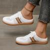 Fashionable Sandals Half Set Casual Shoes  Casual Artificial Leather Lightweight Walking Sneakers Minimalist Shoes for Women