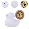 Artificial Duck and Bird Nest Egg DIY Craft Desktop Ornament Multifunctional for Children