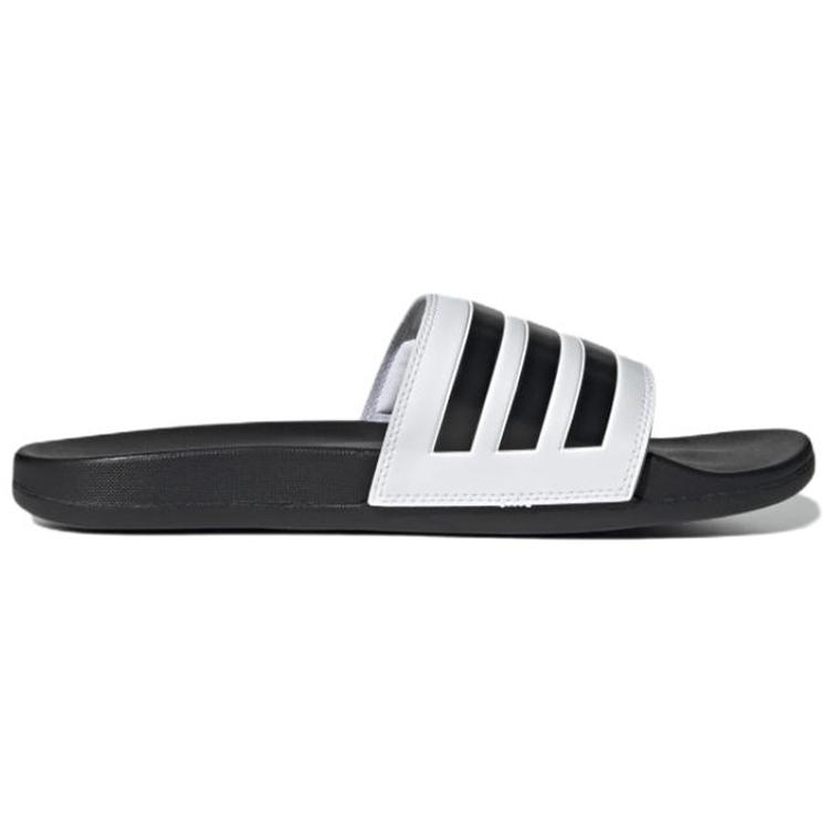 New Adidas Adilette Comfort Slides Cloud White Core Black GZ5893