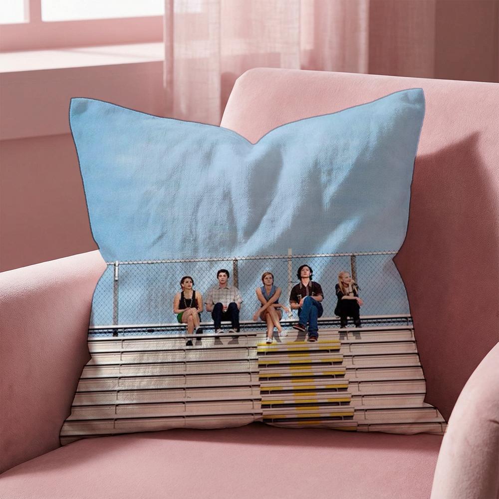 TV Being A Wallflower Cushion Cover Multi-Scene Pillow Cover for Home & Car - Reversible, Soft & Durable for Daily Use